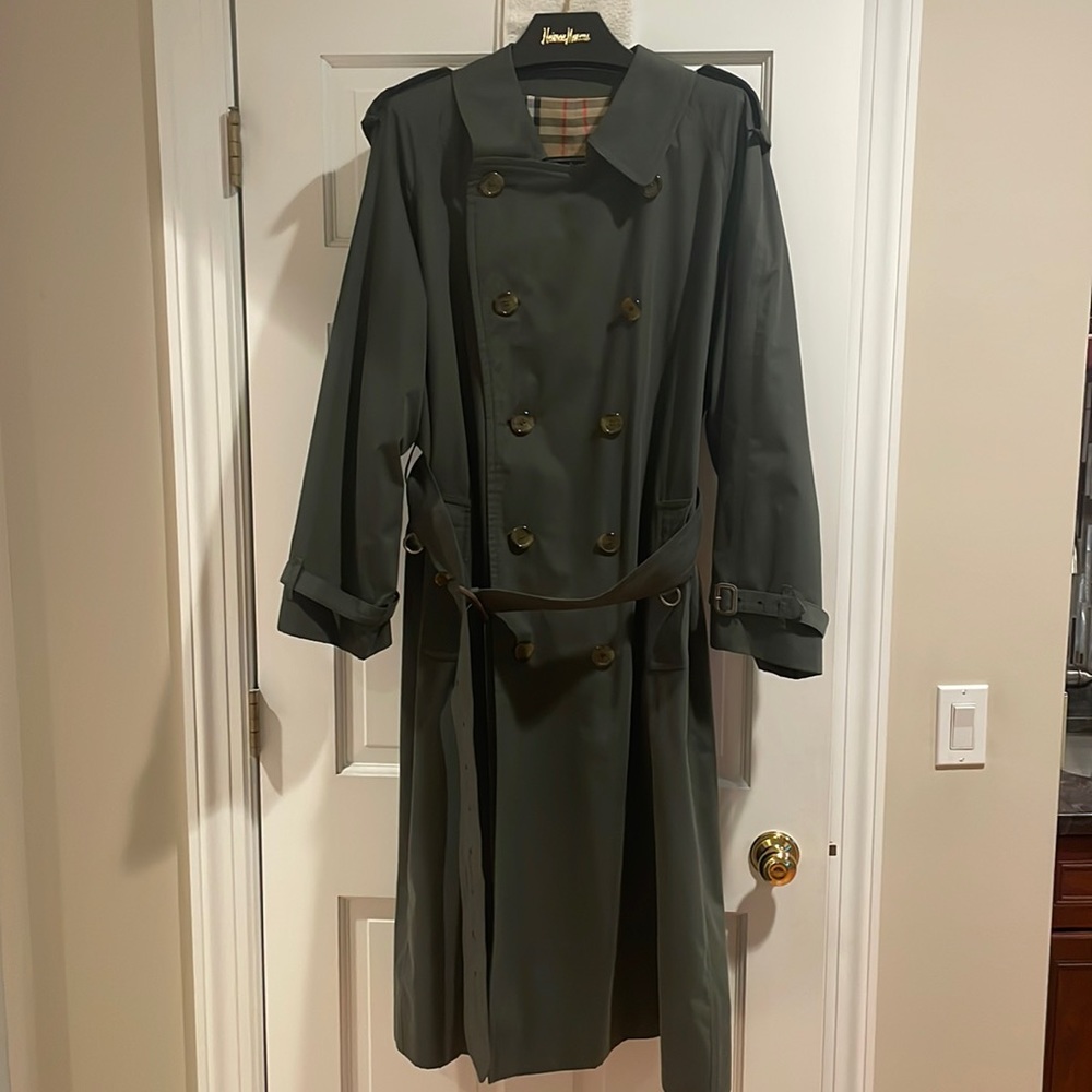 Burberry full length raincoat/trench coat
